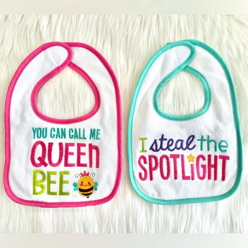 QUEEN BEE BIB SET